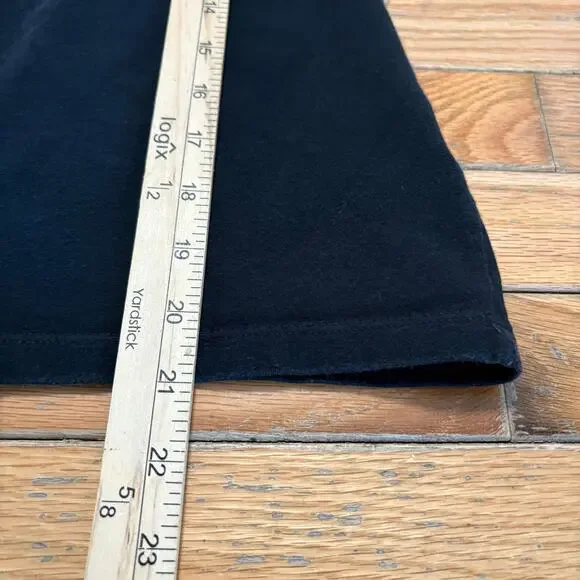 Vintage 2003 Bedazzled Harley Davidson Black Cotton Baby Tee Made in USA Large - Picture 7 of 7